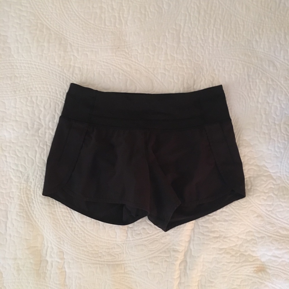 4” black lululemon speedups
